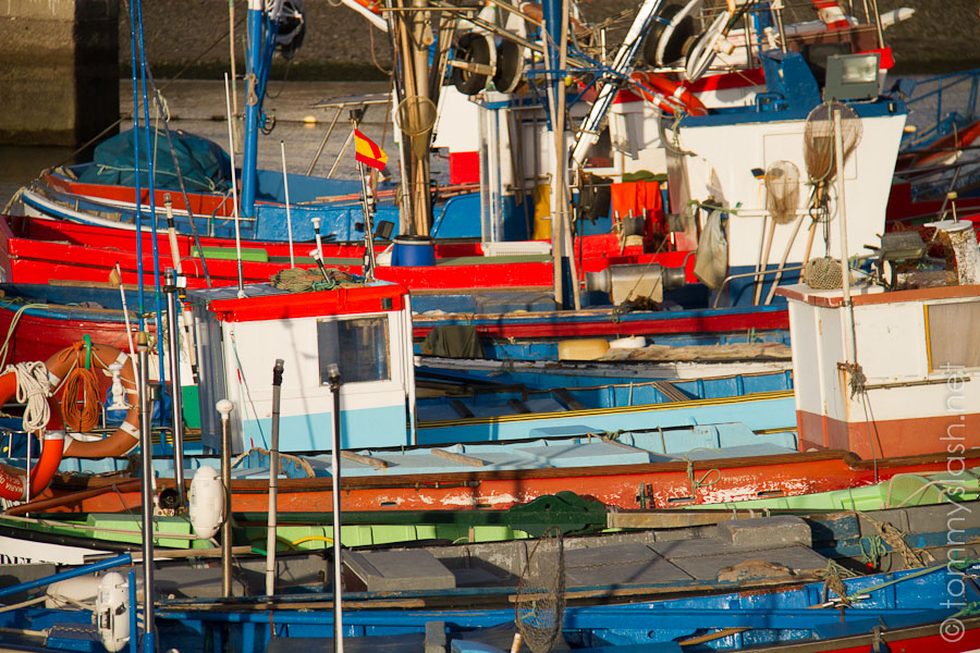 Fischerboote im Hafen von Agaete